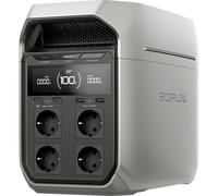 ECOFLOW EFDELTA3P-EU Delta 3 PLUS Powerstation 20 Ah LiFe Nero, Grigio Con rego