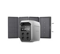 EcoFlow Generatore Solare da 1024Wh DELTA 3 Plus con pannello solare bifacciale da 220W, ingresso solare da 1000W, batteria LFP, per backup domestico, emergenza, in campeggio
