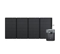 ECOFLOW Generatore solare DELTA 2 Max, 2048Wh Batteria LFP centrale elettrica portatile e pannello solare 400W, Max 3100W uscita CA, Ricarica rapida 0-80% in 53 minuti, per all'aperto,campeggio,camper