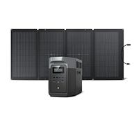ECOFLOW Generatore solare DELTA 2 Max, 2048Wh Batteria LFP centrale elettrica portatile e pannello solare 220W,Max 3100W uscita CA, Ricarica rapida 0-100% in 81 minuti, per all'aperto,campeggio,camper