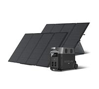 ECOFLOW Generatore solare DELTA Pro 3,6KWh/3600W con 2 x pannello solare da 400W, centrale elettrica portatile per la casa, il campeggio all'aperto, RV e l'emergenza