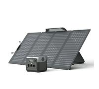 ECOFLOW Generatore solare RIVER 2 Pro 768Wh, batteria LiFePO4 con pannello da 220W, 3 prese CA da 300W, centrale elettrica portatile