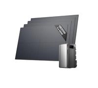 ECOFLOW kit fotovoltaico con batteria (1800W,1,92kWh), STREAM Ultra 1,92 kWh, 4x450 W panelli solari rigidi e contatore intelligente, ingresso solare 2.800 W(4 MPPT), 2 porte CA 2.300 W, microinverter