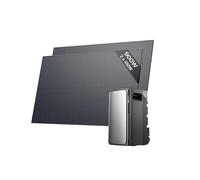 ECOFLOW kit fotovoltaico con batteria (900W,1,92kWh), STREAM Pro 1,92 kWh, 2x 450 W panelli solari rigidi, ingresso solare 2.300 W(3 MPPT), 2 porte CA 2.300 W, microinverter