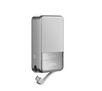 EcoFlow Power bank magnetica da 10.000 mAh, caricabatterie portatile wireless, pacco batteria a ricarica rapida da 30 W con cavo USB-C, compatibile per iPhone serie 16/15/14/13/12