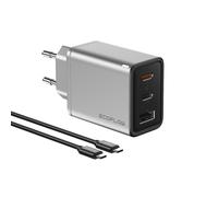 EcoFlow RAPID 65W Caricabatterie GaN Argento | Ricarica Rapida Universale