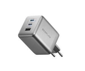 EcoFlow RAPID Pro Caricatore GaN USB C 100W 3 porte USB C, 3 in 1 Caricabatterie Multiplo Compatibile con iPhone 17/16/15 Max, Samsung Galaxy, MacBook