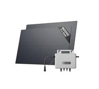 EcoFlow STREAM Fotovoltaico da balcone, 600W microinverter, 2x450W pannelli solari FV, inverter grid tie intelligente con controllo Wi-Fi/app per balconi, giardini, tetti, pareti verticali