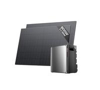 ECOFLOW Stream Ultra X Centrale elettrica da balcone da 3,84 kWh con microinverter +2 Pannelli 400W, ingressi solari da 2,8 kW|4 MPPT, Dual AC 1,2 kW, 6000 Cicli, espandibile da 23 kWh, TOU, AI