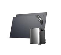 ECOFLOW Stream Ultra X Centrale elettrica da balcone da 3,84 kWh con microinverter +2 Pannelli 450W, ingressi solari da 2,8 kW|4 MPPT, Dual AC 1,2 kW, 6000 Cicli, espandibile da 23 kWh, TOU, AI