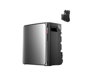 ECOFLOW Stream Ultra X Centrale elettrica da balcone da 3,84 kWh con microinverter, 4 ingressi solari MPPT da 2,8 kW, doppia porta CA da 1,2 kW, 6000 cicli di ricarica, espandibile da 23 kWh, TOU, AI