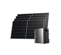 ECOFLOW Stream Ultra X da 3,84 kWh con 4x 500W panelli solari rigidi