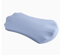 Ecofocet Cuscino per supporto lombare in memory foam, Cuscino Lombare ergonomico, supporto lombare per letto e divano, Lumbar support pillow adatto per letto e sedia (B-Blu)