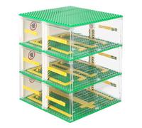 Ecofocet Garage per Auto Speed Champions, Garage Speed Champions, Garages per Vetrina a 3 Strati, Garages per Auto Bambini Compatibile con Grande Marca (Senza Auto)