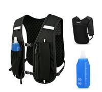 Ecofocet Gilet Running Uomo Donna con Borraccia Morbida 500ml