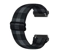 Ecogbd Cinturino di ricambio elastico compatibile con cinturino Fitbit Versa/cinturino Fitbit Versa Lite/cinturino Fitbit Versa 2, cinturini in nylon tessuto morbido per donna uomo (Grigio l)
