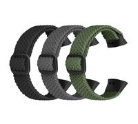 Ecogbd Cinturino di ricambio Elastico compatibile con Fitbit Charge 3/3 SE, Fitbit Charge 4/4 SE, Cinturini Sportiva in Tessuto di Nylon Traspirante Morbida e Regolabile per Donna Uomo