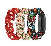 Ecogbd Cinturino di ricambio elastico scrunchie compatibile con Fitbit Inspire 3/Inspire 2/Inspire/Inspire HR/Ace 3/Ace 2, Tessuto morbido traspirante, cinturino in nylon per Donne