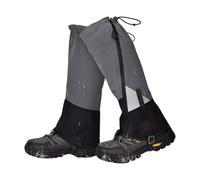 EcoGleam 2 pezzi manicotti da trekking impermeabili termici anti-neve per escursionismo/campeggio (grigio L)