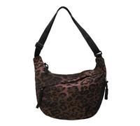 EcoGleam Borsa a tracolla da donna a mezzaluna, con motivo leopardato, alla moda, grande capacità, per tutti i giorni, tracolla regolabile, borsa da viaggio, caffè, 360.00x210.00x70.00mm