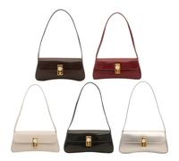 EcoGleam Borsa a tracolla da donna lucida PU tinta unita | EcoGleam Borsa a tracolla, borsa a tracolla, in poliuretano, leggera, per viaggi, sho, marca originale, nota del prodotto