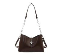 EcoGleam Borsa da donna in pelle PU, grande capacità, tasche con manico superiore, tracolla regolabile per viaggi, shopping, lavoro, uso sociale quotidiano, caffè, 245*160*90mm