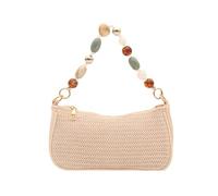 EcoGleam Borsa da spiaggia da donna in paglia intrecciata con cinghie di
