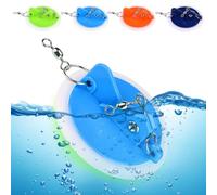 EcoGleam Connettore luminoso per disco subacqueo per pesca alla traina con | EcoGleam Connettore luminoso per disco subacqueo da traina per pesca subacquea con fondo bianco Connettori per dischi