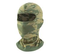 EcoGleam Passamontagna, maschera da moto, con fodera interna, antivento, per esterni, ad asciugatura rapida, per ciclismo, escursionismo, verde, M/L