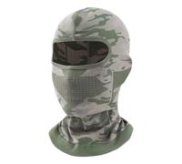 EcoGleam Passamontagna, maschera da moto, con fodera interna, antivento, per esterni, ad asciugatura rapida, per ciclismo, escursionismo, Grigio verde, M/L