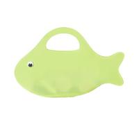 EcoGleam Pochette da donna a forma di pesce, divertente, grande | EcoGleam Borsa a mano da donna a forma di pesce, compatibile con marca, 6 pezzi, in PVC, leggera, divertente, grande capacità