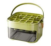 EcoGleam Set per gelato 2 in 1 con coperchio a pressione e pinza