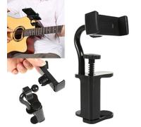 EcoGleam Supporto per telefono per chitarra regolabile | EcoGleam Guitar Phone Holder 6Pezzi Bracket, Nylon Plastico, 60x55x150mm, 112g, confezione singola, supporto telefono moto