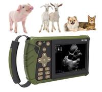 Ecografo Portatile per Animali, Diagnostica Veterinaria in Gravidanza con Sonda da 3,5 MHz per Cani da Pastore, Gatti e Maiali, Stima del Numero di Feti e Battito Cardiaco Fetale
