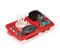 Ecoiffier 100% Chef Afwas Droogrek met Eetset, 23dlg.