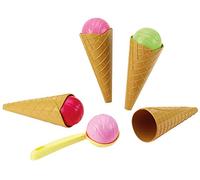 Ecoiffier Ice-Cream Cone Set with Accessories (Multi-Colour)