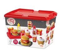Ecoiffier 100% Chef Set Hamburger 25 Accessori