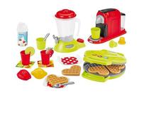Ecoiffier Set di stoviglie da Colazione con Piastra per Waffle, Multicolore, 252