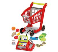 Écoiffier 1219 - Carrello di supermercato per Bambini + registratore + Accessori 100% Chef - a Partire dai 18 Mesi - Made in France