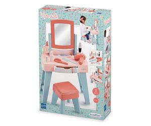 Ecoiffier - 1819 - La mia prima toeletta - per Bambini - da 12 a 36 Mesi - con il suo specchio e altri accessori - per farmi bella e acconciarmi come una grande