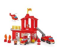 Giochi Ecoiffier - 2980 - Caserma dei Pompieri - Abrick - Gioco di Costruzione per Bambini - A partire da 18 Mesi - Origine Francia Garantita