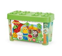 Ecoiffier - Abrick Bauletto Fattoria 150 pezzi, Set costruzioni per bambini dai 18 mesi, Gioco educativo e creativo, 7900001367