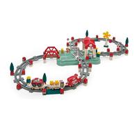Ecoiffier - Abrick Bauletto Pista e Treno Country, Set Costruzioni con Binari, Treno, Animali e Accessori, Giocattolo per Bambini 18+ Mesi, 7900001348