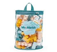 Ecoiffier - BB Abrick Sacca con 60 Maxi Mattoncini, Costruzioni Prima Infanzia, Borsa richiudibile con Zip, +12 Mesi, Prodotto in Francia, 7900007927
