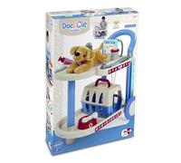 Ecoiffier - Carrello del Veterinario con Accessori, Kit Veterinario Giocattolo per Bambini, Postazione Mobile con Strumenti Medici per Animali, Gioco di Ruolo Educativo dai 18 Mesi, 7900001901