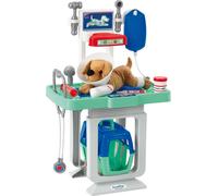 Ecoiffier - Centro veterinario con cane di peluche e molti accessori (Ecoiffier 1908) SIMBA