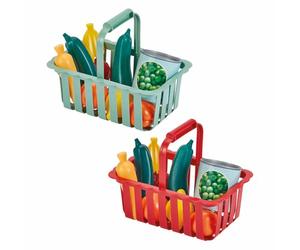 Ecoiffier - Cesto Gratuito per Bambini, 21,5 cm - Frutta Verdura e Accessori Inclusi - Gioco d'imitazione - da 18 Mesi - Giocattolo per Bambini - 10981 - Garanzia France Origine