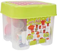 Ecoiffier ECF7600002603 100% Chef - Box con accessori per la tavola