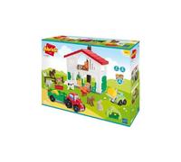 Ecoiffier Giocattoli 3021 - La Ferme - Abrick - Gioco di costruzione per bambini, a partire dai 18 mesi, prodotto in Francia