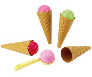 Ecoiffier Ice-Cream Cone Set with Accessories (Multi-Colour)